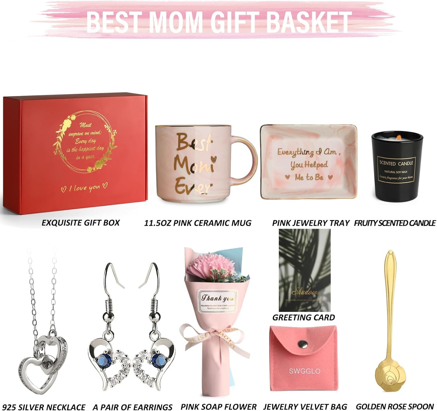 Gifts for Mom - Birthday Gifts for Mom - Mom Gifts - Christmas Gifts for Mom - Mother'S Day Gifts for Mom - Bset Gift Basket for Mom