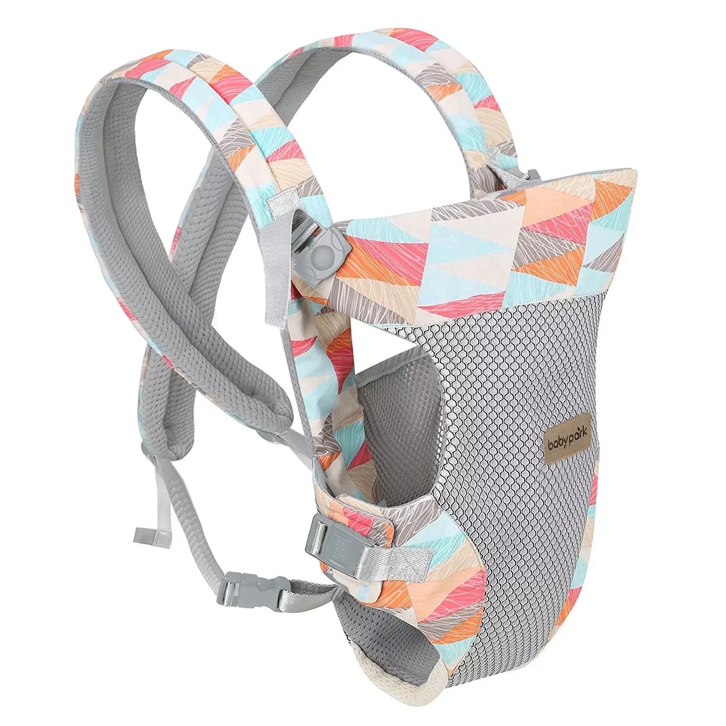 Baby Carrier, 4-In-1 Colorful Baby Carrier, Front and Back Baby Sling with Adjustable Holder